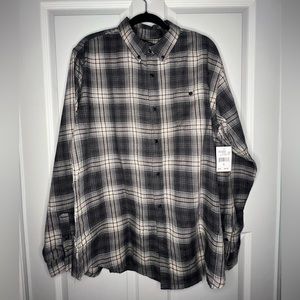 Ezekiel Men’s Flannel Button Up Shirt - XL